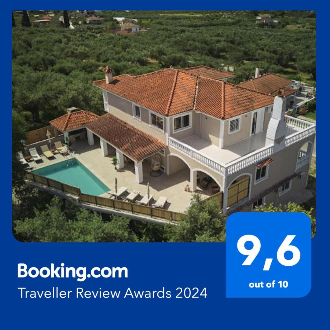 Galadriel Villa With Private Pool & Jacuzzi Kato Yerakarion エクステリア 写真